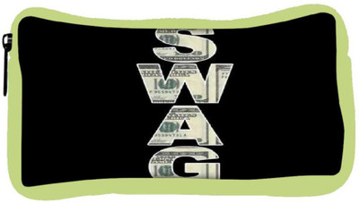 

Snoogg Eco Friendly Canvas Swag Student Pen Pencil Case Coin Purse Pouch Cosmetic Makeup Bag (GREEN) Pouch(Multicolor)