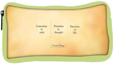 

Snoogg Eco Friendly Canvas Victor Hugo Designer Student Pen Pencil Case Coin Purse Pouch Cosmetic Makeup Bag (GREEN) Pouch(Multicolor)