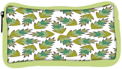 

Snoogg Eco Friendly Canvas A Seamless Leaf Pattern Student Pen Pencil Case Coin Purse Pouch Cosmetic Makeup Bag (GREEN) Pouch(Multicolor)