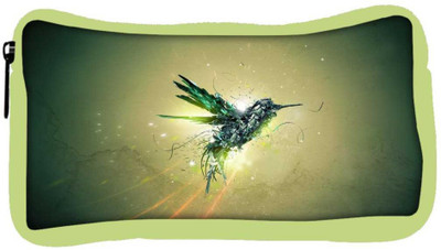 

Snoogg Eco Friendly Canvas Green Bird Flight Designer Student Pen Pencil Case Coin Purse Pouch Cosmetic Makeup Bag (GREEN) Pouch(Multicolor)