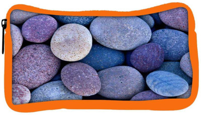 

Snoogg Eco Friendly Canvas Pebble Stone Beach Student Pen Pencil Case Coin Purse Pouch Cosmetic Makeup Bag (ORANGE) Pouch(Multicolor)