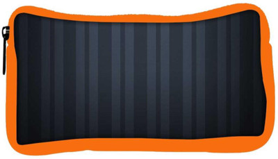 

Snoogg Eco Friendly Canvas Black Stripes Designer Student Pen Pencil Case Coin Purse Pouch Cosmetic Makeup Bag (ORANGE) Pouch(Multicolor)