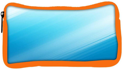 

Snoogg Eco Friendly Canvas Blue Pattern Design Designer Student Pen Pencil Case Coin Purse Pouch Cosmetic Makeup Bag (ORANGE) Pouch(Multicolor)
