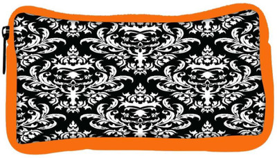 

Snoogg Eco Friendly Canvas Mix Pattern White Designer Student Pen Pencil Case Coin Purse Pouch Cosmetic Makeup Bag (ORANGE) Pouch(Multicolor)
