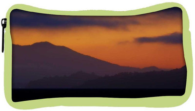 

Snoogg Eco Friendly Canvas Evening Landscape Background Student Pen Pencil Case Coin Purse Pouch Cosmetic Makeup Bag (GREEN) Pouch(Multicolor)