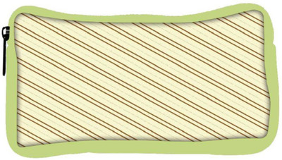 

Snoogg Eco Friendly Canvas Brown Strip Cream Pattern Designer Student Pen Pencil Case Coin Purse Pouch Cosmetic Makeup Bag (GREEN) Pouch(Multicolor)
