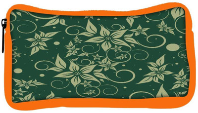 

Snoogg Eco Friendly Canvas Light Flower Designer Student Pen Pencil Case Coin Purse Pouch Cosmetic Makeup Bag (ORANGE) Pouch(Multicolor)