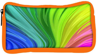 

Snoogg Eco Friendly Canvas Colourful Centric Pattern 2439 Student Pen Pencil Case Coin Purse Pouch Cosmetic Makeup Bag (ORANGE) Pouch(Multicolor)
