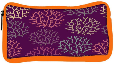 

Snoogg Eco Friendly Canvas Seamless Pattern With Leaf Seamless Texture Can Be Used For Wallpaper Student Pen Pencil Case Coin Purse Pouch Cosmetic Makeup Bag (ORANGE) Pouch(Multicolor)