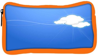 

Snoogg Eco Friendly Canvas White Clouds Designer Student Pen Pencil Case Coin Purse Pouch Cosmetic Makeup Bag (ORANGE) Pouch(Multicolor)