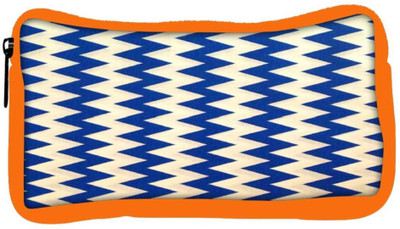 

Snoogg Eco Friendly Canvas Navy Blue Waves 2501 Student Pen Pencil Case Coin Purse Pouch Cosmetic Makeup Bag (ORANGE) Pouch(Multicolor)