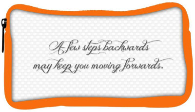

Snoogg Eco Friendly Canvas Just A Few Steps Designer Student Pen Pencil Case Coin Purse Pouch Cosmetic Makeup Bag (ORANGE) Pouch(Multicolor)