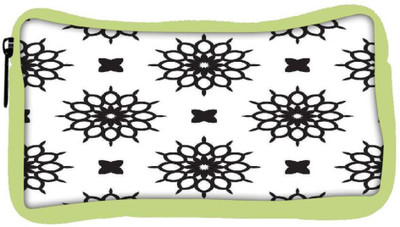 

Snoogg Eco Friendly Canvas Abstract Floral White Pattern Designer Student Pen Pencil Case Coin Purse Pouch Cosmetic Makeup Bag (GREEN) Pouch(Multicolor)