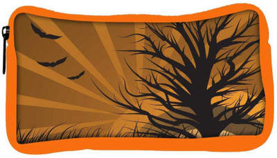 

Snoogg Eco Friendly Canvas Abstract Background Student Pen Pencil Case Coin Purse Pouch Cosmetic Makeup Bag (ORANGE) Pouch(Multicolor)