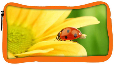 

Snoogg Eco Friendly Canvas Small Insect Designer Student Pen Pencil Case Coin Purse Pouch Cosmetic Makeup Bag (ORANGE) Pouch(Multicolor)