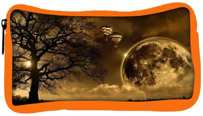 

Snoogg Eco Friendly Canvas Black Earth Designer Student Pen Pencil Case Coin Purse Pouch Cosmetic Makeup Bag (ORANGE) Pouch(Multicolor)