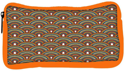 

Snoogg Eco Friendly Canvas Abstract Multicolor Designer Student Pen Pencil Case Coin Purse Pouch Cosmetic Makeup Bag (ORANGE) Pouch(Multicolor)
