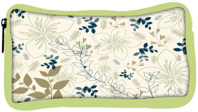

Snoogg Eco Friendly Canvas Light Floral Design Designer Student Pen Pencil Case Coin Purse Pouch Cosmetic Makeup Bag (GREEN) Pouch(Multicolor)