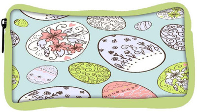 

Snoogg Eco Friendly Canvas Colorful Eggs Designer Student Pen Pencil Case Coin Purse Pouch Cosmetic Makeup Bag (GREEN) Pouch(Multicolor)