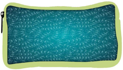 

Snoogg Eco Friendly Canvas White Small Leaves Designer Student Pen Pencil Case Coin Purse Pouch Cosmetic Makeup Bag (GREEN) Pouch(Multicolor)