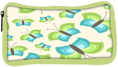 

Snoogg Eco Friendly Canvas Blue Green Butterfly Designer Student Pen Pencil Case Coin Purse Pouch Cosmetic Makeup Bag (GREEN) Pouch(Multicolor)