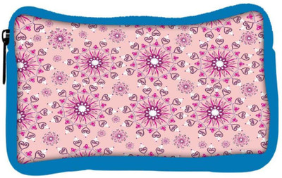 

Snoogg Eco Friendly Canvas Pink Pattern Designer Student Pen Pencil Case Coin Purse Pouch Cosmetic Makeup Bag (BLUE) Pouch(Multicolor)