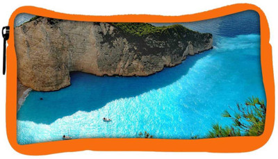 

Snoogg Eco Friendly Canvas Ocean On The Mountain Side Designer Student Pen Pencil Case Coin Purse Pouch Cosmetic Makeup Bag (ORANGE) Pouch(Multicolor)