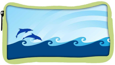 

Snoogg Eco Friendly Canvas Sea Wave And Dolphin On Blue Background Student Pen Pencil Case Coin Purse Pouch Cosmetic Makeup Bag (GREEN) Pouch(Multicolor)