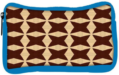 

Snoogg Eco Friendly Canvas Brown Strips Designer Student Pen Pencil Case Coin Purse Pouch Cosmetic Makeup Bag (BLUE) Pouch(Multicolor)