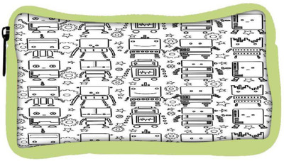 

Snoogg Eco Friendly Canvas Digit Bit Boy Pattern Student Pen Pencil Case Coin Purse Pouch Cosmetic Makeup Bag (GREEN) Pouch(Multicolor)