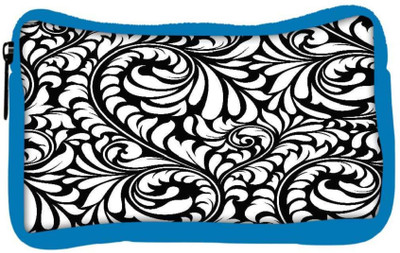 

Snoogg Eco Friendly Canvas White Leaves Designer Student Pen Pencil Case Coin Purse Pouch Cosmetic Makeup Bag (BLUE) Pouch(Multicolor)
