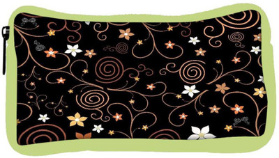 

Snoogg Eco Friendly Canvas Abstract Colorful Flowers Designer Student Pen Pencil Case Coin Purse Pouch Cosmetic Makeup Bag (GREEN) Pouch(Multicolor)