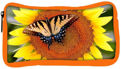 

Snoogg Eco Friendly Canvas Butterfly Seeking Honey From Sunflower Designer Student Pen Pencil Case Coin Purse Pouch Cosmetic Makeup Bag (ORANGE) Pouch(Multicolor)