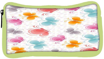 

Snoogg Eco Friendly Canvas Butterfly Pattern 2760 Student Pen Pencil Case Coin Purse Pouch Cosmetic Makeup Bag (GREEN) Pouch(Multicolor)