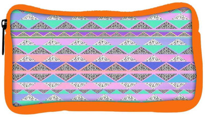 

Snoogg Eco Friendly Canvas Pyramid Aztec Student Pen Pencil Case Coin Purse Pouch Cosmetic Makeup Bag (ORANGE) Pouch(Multicolor)