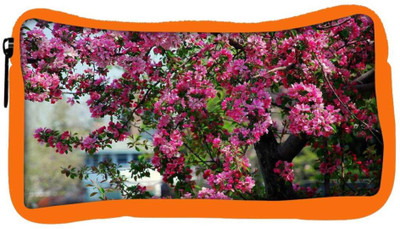 

Snoogg Eco Friendly Canvas Bunch Of Flowers Designer Student Pen Pencil Case Coin Purse Pouch Cosmetic Makeup Bag (ORANGE) Pouch(Multicolor)