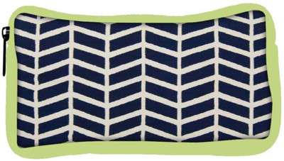 

Snoogg Eco Friendly Canvas Navy White Line Waves 2502 Student Pen Pencil Case Coin Purse Pouch Cosmetic Makeup Bag (GREEN) Pouch(Multicolor)