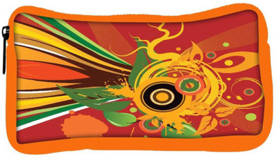 

Snoogg Eco Friendly Canvas Abstract Background Student Pen Pencil Case Coin Purse Pouch Cosmetic Makeup Bag (ORANGE) Pouch(Multicolor)