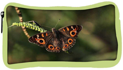 

Snoogg Eco Friendly Canvas Brown Butterfly Designer Student Pen Pencil Case Coin Purse Pouch Cosmetic Makeup Bag (GREEN) Pouch(Multicolor)