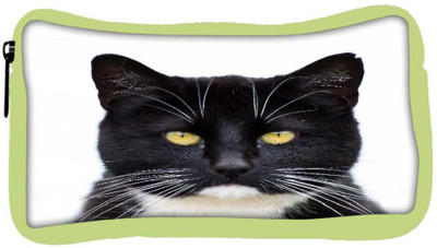 

Snoogg Eco Friendly Canvas Black Tuxedo Cat 144 Student Pen Pencil Case Coin Purse Pouch Cosmetic Makeup Bag (GREEN) Pouch(Multicolor)