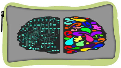

Snoogg Eco Friendly Canvas Logic And Creative Brain 2412 Student Pen Pencil Case Coin Purse Pouch Cosmetic Makeup Bag (GREEN) Pouch(Multicolor)