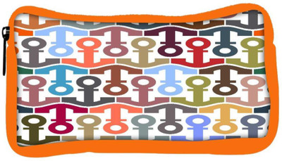 

Snoogg Eco Friendly Canvas Colorful Anchors Designer Student Pen Pencil Case Coin Purse Pouch Cosmetic Makeup Bag (ORANGE) Pouch(Multicolor)