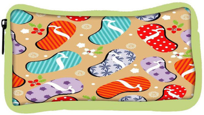 

Snoogg Eco Friendly Canvas Abstract Summer Background Student Pen Pencil Case Coin Purse Pouch Cosmetic Makeup Bag (GREEN) Pouch(Multicolor)