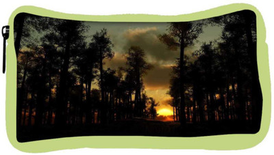

Snoogg Eco Friendly Canvas Sunset In Forest Designer Student Pen Pencil Case Coin Purse Pouch Cosmetic Makeup Bag (GREEN) Pouch(Multicolor)