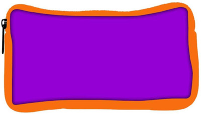 

Snoogg Eco Friendly Canvas Plain Purple Designer Student Pen Pencil Case Coin Purse Pouch Cosmetic Makeup Bag (ORANGE) Pouch(Multicolor)