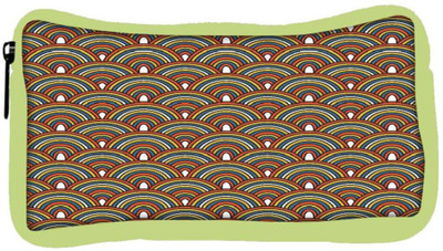 

Snoogg Eco Friendly Canvas Abstract Multicolor Designer Student Pen Pencil Case Coin Purse Pouch Cosmetic Makeup Bag (GREEN) Pouch(Multicolor)