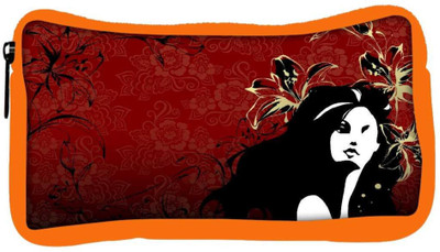 

Snoogg Eco Friendly Canvas Red Orchid Designer Student Pen Pencil Case Coin Purse Pouch Cosmetic Makeup Bag (ORANGE) Pouch(Multicolor)