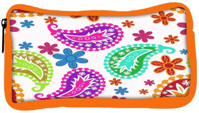 

Snoogg Eco Friendly Canvas Abstract Pattern White Designer Student Pen Pencil Case Coin Purse Pouch Cosmetic Makeup Bag (ORANGE) Pouch(Multicolor)