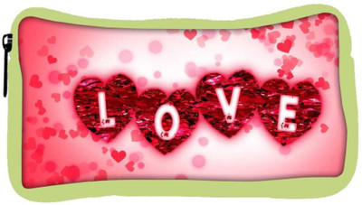 

Snoogg Eco Friendly Canvas Heart Of Love Designer Student Pen Pencil Case Coin Purse Pouch Cosmetic Makeup Bag (GREEN) Pouch(Multicolor)
