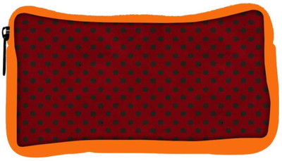 

Snoogg Eco Friendly Canvas Red_Polkadots Designer Student Pen Pencil Case Coin Purse Pouch Cosmetic Makeup Bag (ORANGE) Pouch(Multicolor)